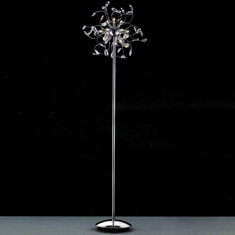 Image of: crystal floor lamp