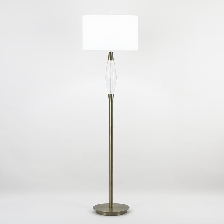 Image of: crystal floor lamps modern