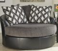 curved back loveseat