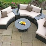 curved loveseat idea for patio