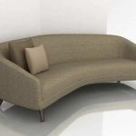 curved loveseat style