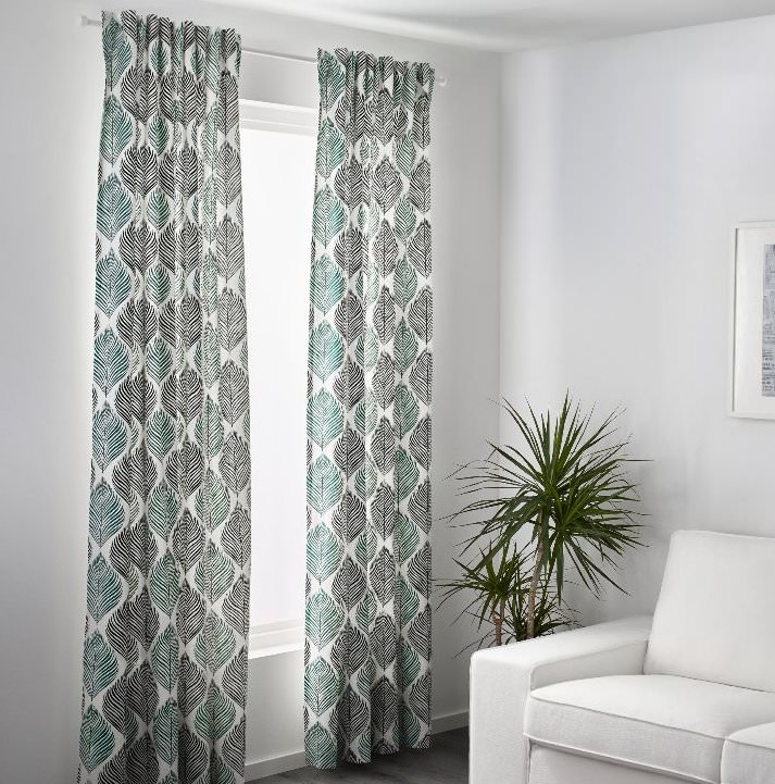 Image of: ikea lace curtains