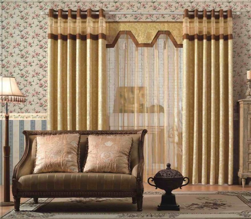 Image of: mid century modern curtains