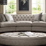 rounded loveseat
